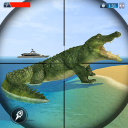 Crocodile Hunting: Wild Animal Shooting Games Icon