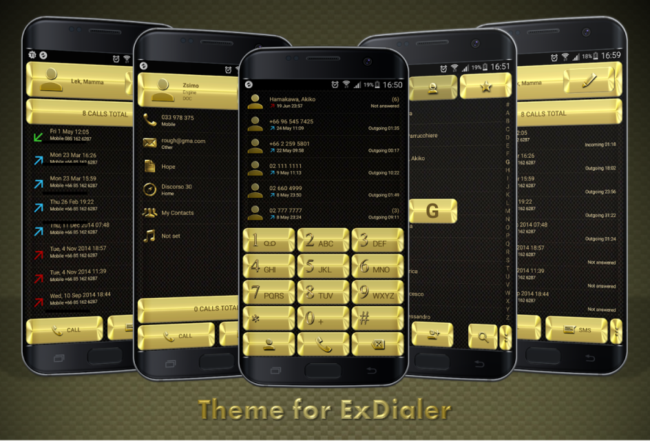 Exdialer Gold Theme