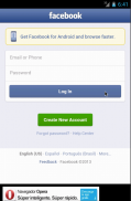 Lite WebApp For FaceBook screenshot 0