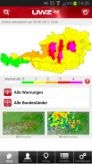 Unwetterzentrale Österreich - Gewitter Sturm Hagel screenshot 0