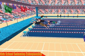 أطفال بركة سباحة بطولة سباق المياه screenshot 9