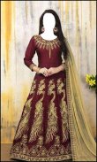 Women Anarkali Photo Suit screenshot 2