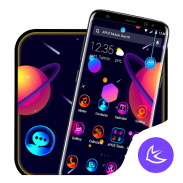 Colorful Planet APUS Launcher theme screenshot 2