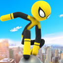Flying Spider Stickman Hero 3d