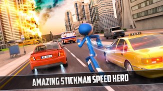 حبل الكبرى Stickman بطل مدينة الجريمة screenshot 1