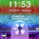 GO Locker Theme Blue Red Green Icon