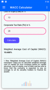 WACC Calculator screenshot 7