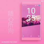 LITTLE™ XPERIA Theme | PINK screenshot 3