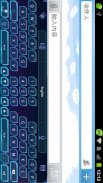GO Keyboard Future theme(Pad) screenshot 2