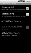 Mobile Network Settings screenshot 2