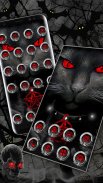Tema, Wallpaper, ikon Cool Evil Cat screenshot 2
