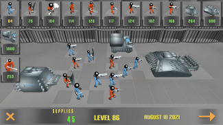 Stickman Prison Battle Zombies screenshot 3