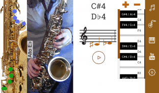 2D Saxofón Notas screenshot 11
