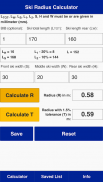 FIS Ski Radius Calculator screenshot 3