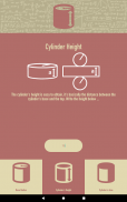 Calculate Surface Area of Cylinder screenshot 2