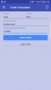 KMD Code Calculator screenshot 0