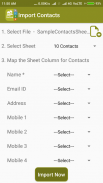Backup Contact To Excel (Impor screenshot 4