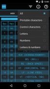 ASCII table screenshot 2