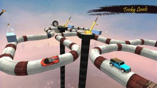 Impossible Car Stunts Game : Challenging Tracks screenshot 2