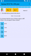 Saresp 2018 7th and 9th Mathematical Year screenshot 1