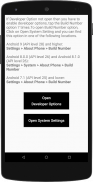 Developer Option Setting Shortcut screenshot 1