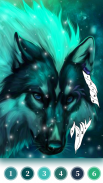 Wolf Coloring Book Color Game screenshot 1