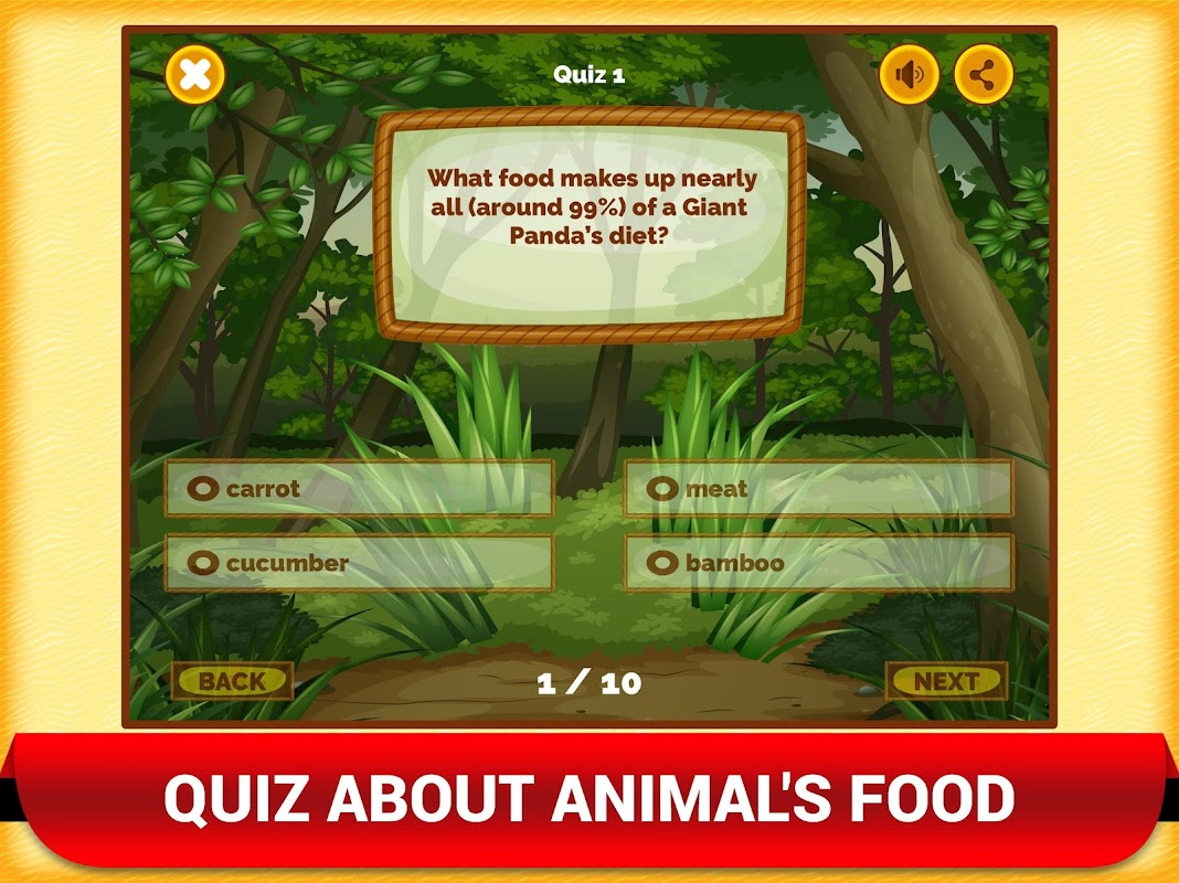 Wild Zoo Animals Quiz Fun App - Baixar APK para Android