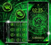 Technology Green Theme screenshot 2