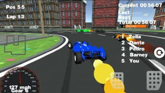 Free Cartoon Formula Racing 3D screenshot 1