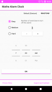 Mathe Alarm Clock - एक गणितीय अलार्म घड़ी screenshot 1