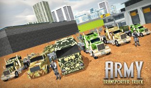 US Army Cargo Transporter: Truck Driving Games screenshot 8