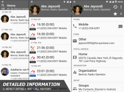 Телефон и Контакты - AGContacts, Lite edition screenshot 10