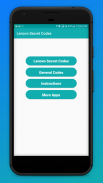 Secret Codes for Lenovo 2020 screenshot 0