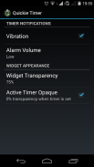 Quickie Timer Widget screenshot 1
