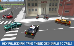 Blocky Police Driver: Criminal Transport screenshot 2