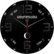 Analog Minimal Moon Watch Face screenshot 7