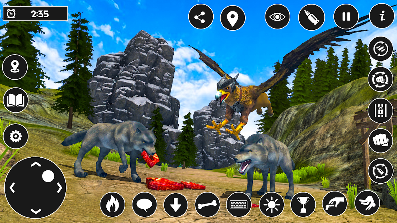 Wild Griffin Family Flying Eagle Simulator - Загрузить APK для Android |  Aptoide