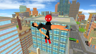 Spider Stickman Rescue Duty : Crime City Battle 3D screenshot 0