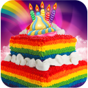 Rain Bow Cake Maker Icon