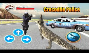 Police Crocodile Simulator 3D screenshot 3