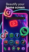Modifica Icone App Neon screenshot 1