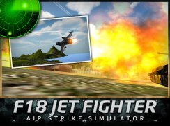 F18 Jet pejuang Air Strike 3D screenshot 8