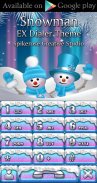 Free Snowman Go Locker theme screenshot 0