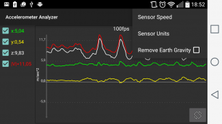 Accelerometer Analyzer screenshot 2