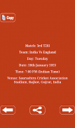 Indian Sports Schedule screenshot 4