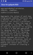 Docs for pyspark.RDD screenshot 2