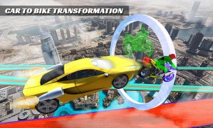 Mega Ramp Transform Car Stunts: Mega Ramp Driving screenshot 0