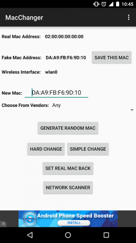 Download Wifi Mac Changer