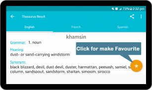 English French Spanish Thesaur screenshot 13