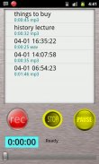 HQ Voice Recorder Lite screenshot 0